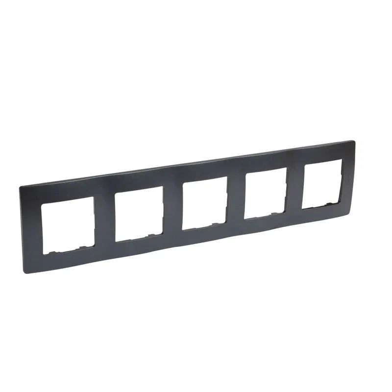 Рамка 5-м Etika антрацит IEK 672585 Legrand (группа IEK)