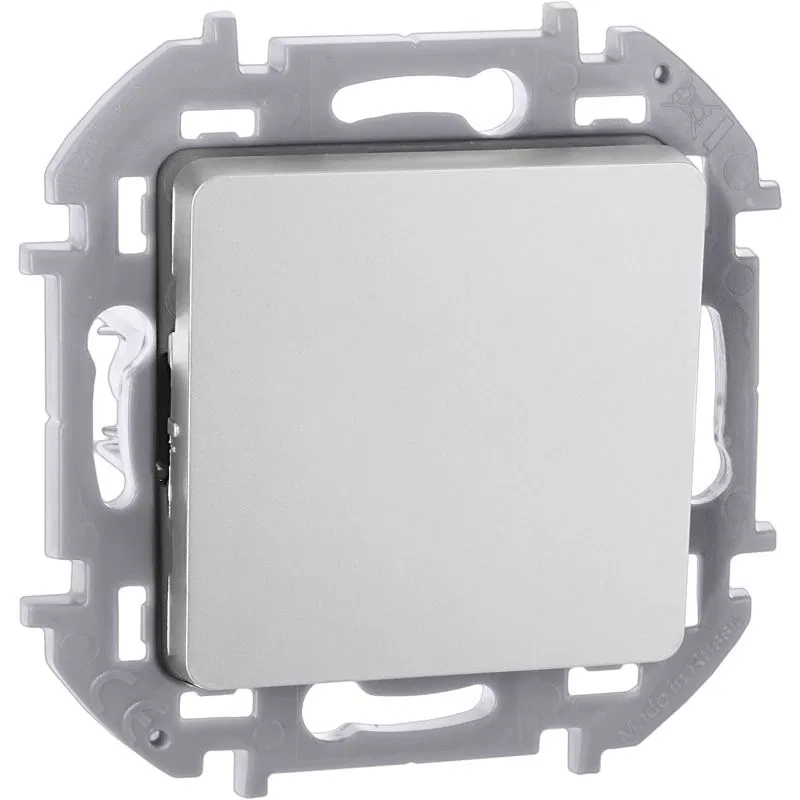 Переключатель 1-кл. Inspiria 10А IP20 250В 10AX механизм алюм. IEK 673652 Legrand (группа IEK)