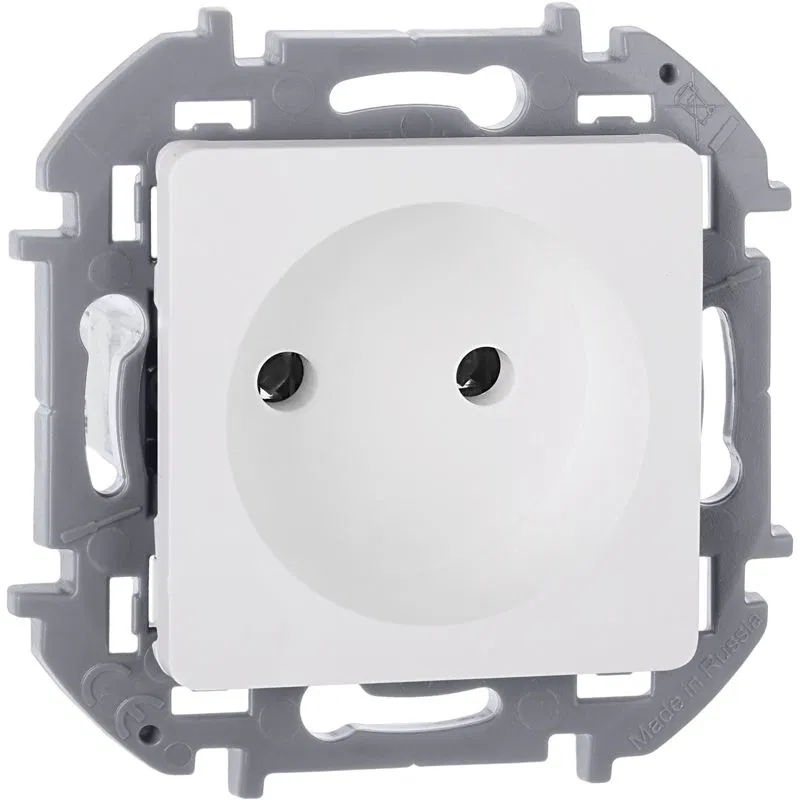 Розетка 1-м СП Inspiria 16А IP20 250В 2P механизм бел. IEK 673710 Legrand (группа IEK)