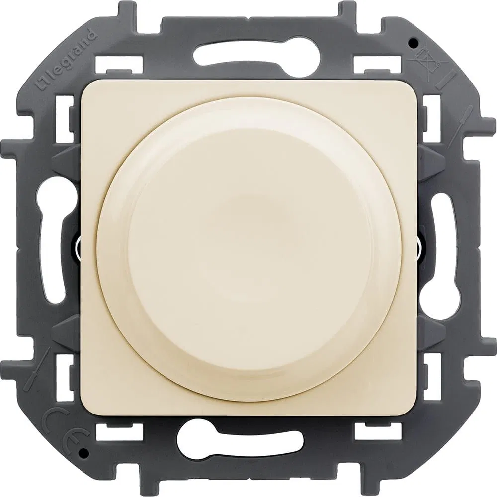 INSPIRIA Rotary-push dimmer 300W ivory 673791 Legrand