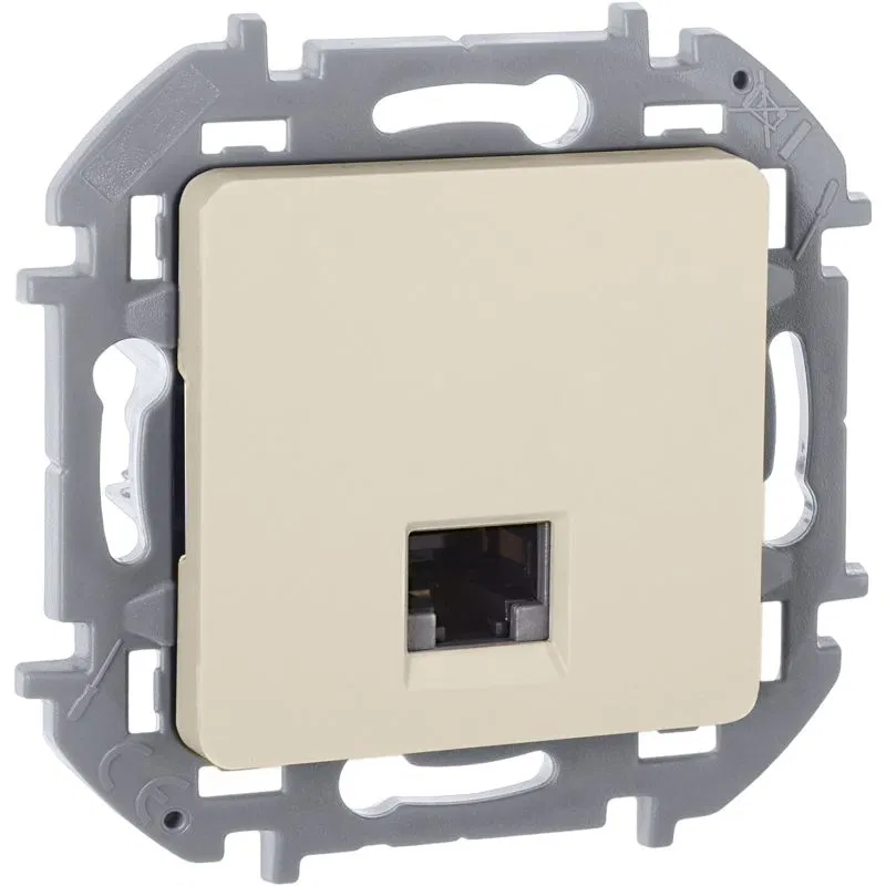 Розетка компьютерная Inspiria RJ45 кат.5E UTP сл. кость IEK 673826 Legrand (группа IEK)