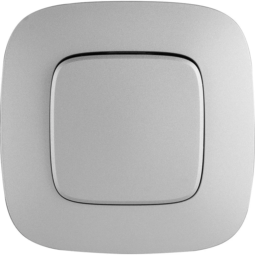 Valena ALLURE 开关 10A X 250V 带面板。无螺钉压线。铝制 752901 Legrand