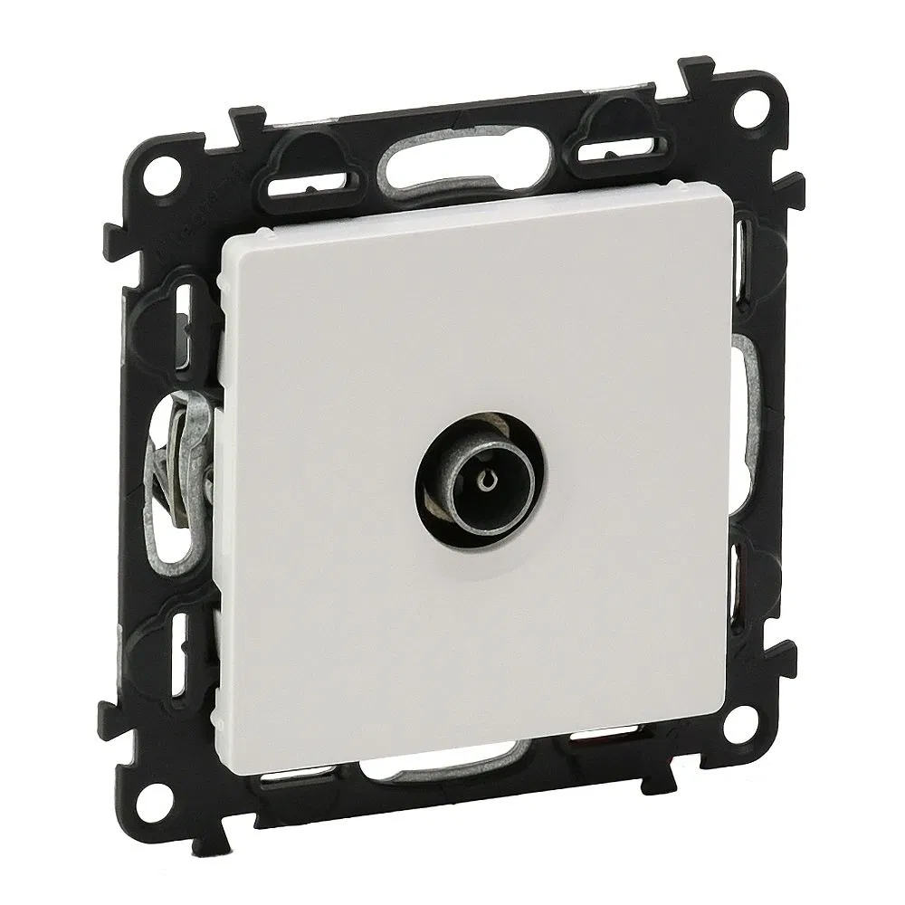 Valena LIFE. TV socket with "star" topology 0-2400 MHz. With face plate. White 753451 Legrand