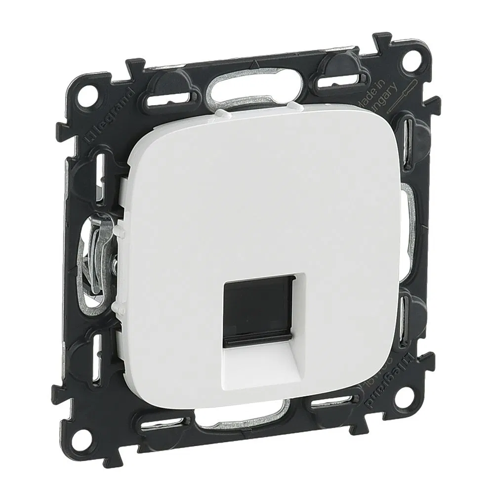 Valena ALLURE.单位 RJ45 Cat.5e UTP 信息插座。带面板。白色 753740 Legrand
