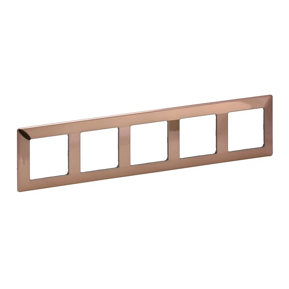 Valena LIFE.Frame "Copper".5-gang universal 754165 Legrand