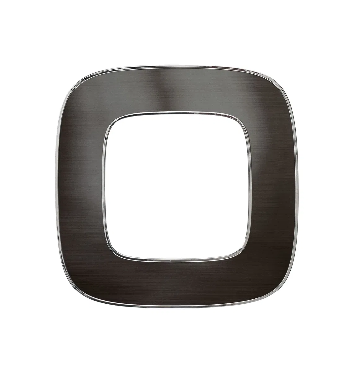 Valena ALLURE. Frame "Black steel". 1-gang universal. 754291 Legrand