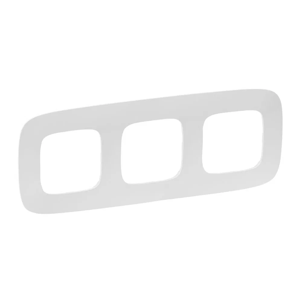 Valena ALLURE.Frame "White".3-gang universal 754303 Legrand