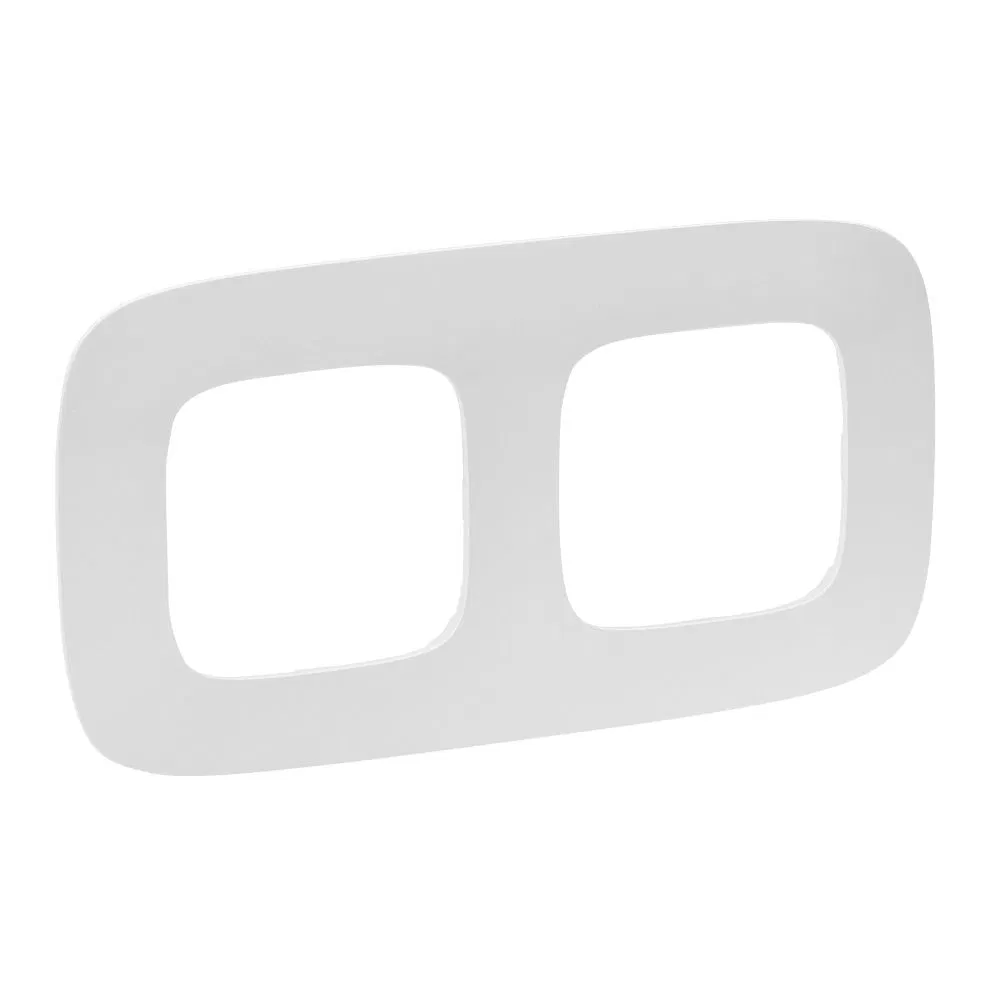 Valena ALLURE.Frame "Pearl".2-gang universal 754412 Legrand