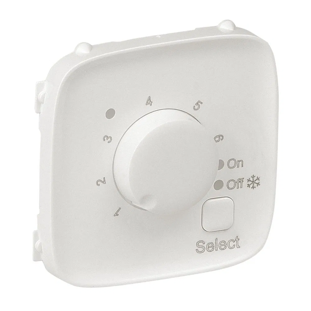 Valena ALLURE. Faceplate for underfloor heating thermostat. Pearl 755329 Legrand