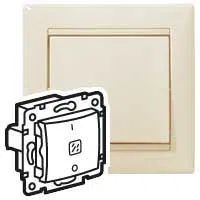 Выключатель 1-кл. 2п СП Valena 10А IP31 250В с индикацией механизм сл. кость IEK 774349 Legrand (группа IEK)