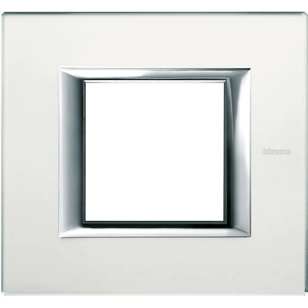 Axolute decorative rectangular covers, glass, color matte glass, for 2 modules