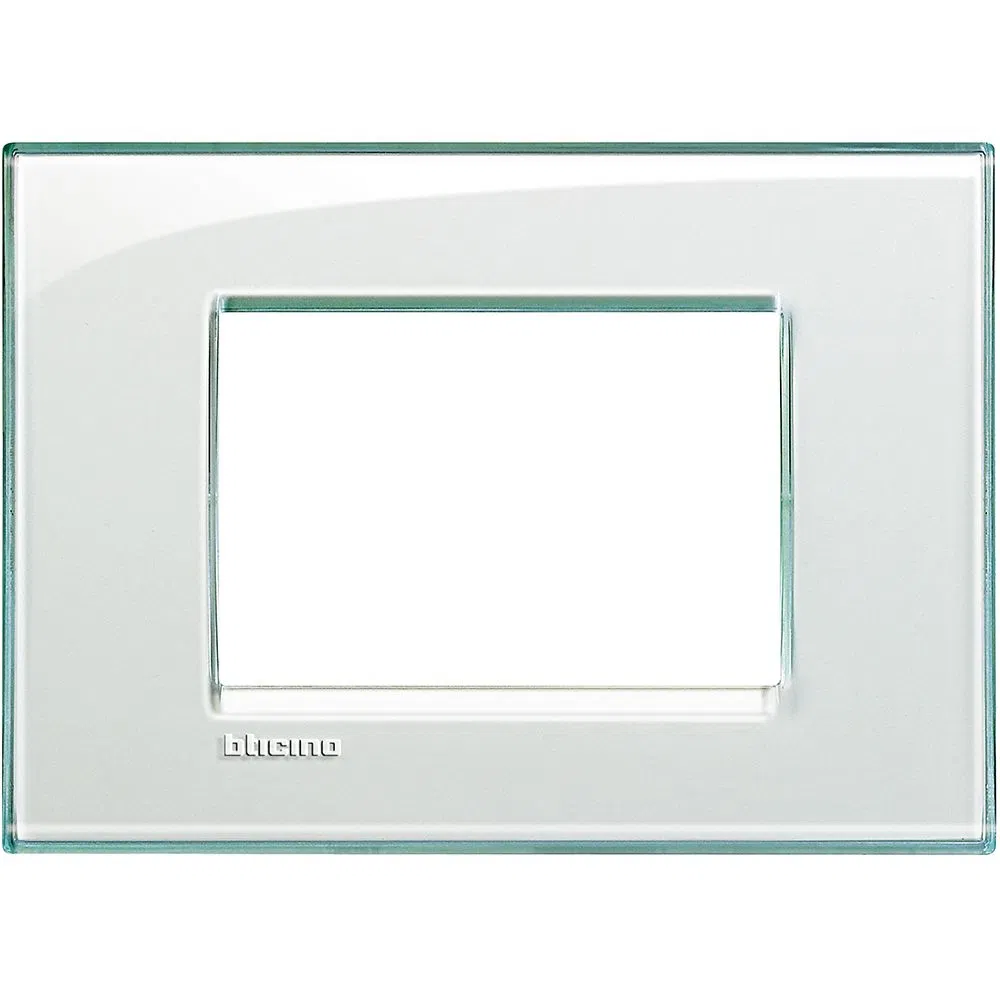 LivingLight Rectangular frame, 3 modules, Sea water color LNA4803KA Legrand