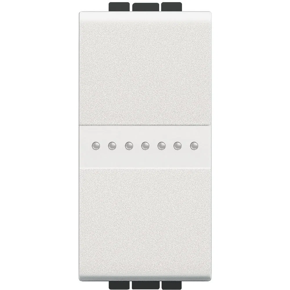 LivingLight Intermediate switch Axial with automatic terminals, size 1 module, color white N4054 Legrand