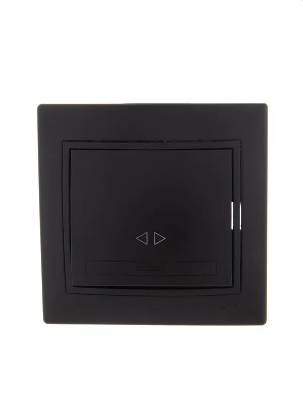 中途开关 1-路 SP Mira 10A IP20 黑色天鹅绒嵌件 LEZARD 701-4242-107
