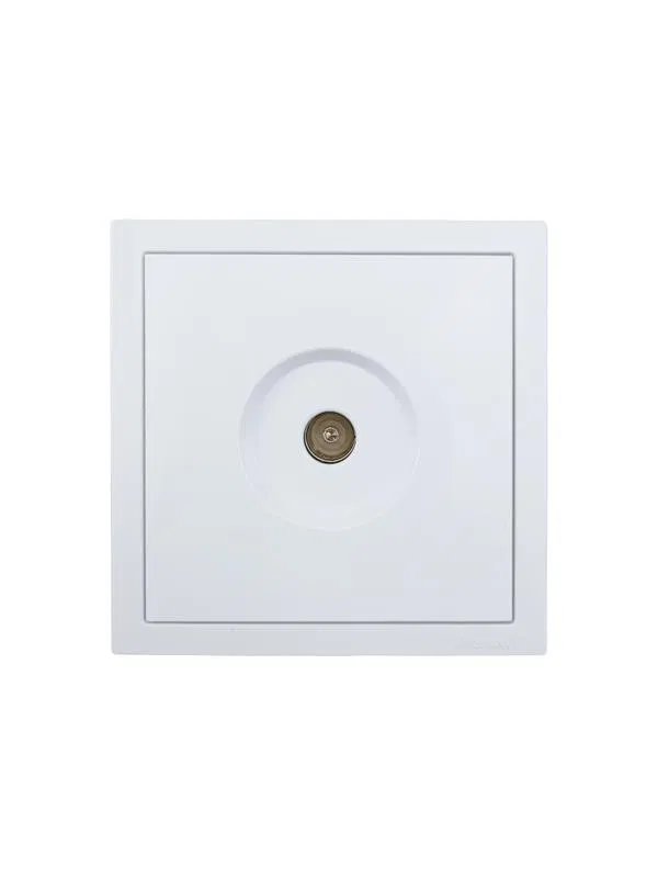 Розетка ТВ проходная СП ZIMA IP20 бел. LEZARD 704-0288-129