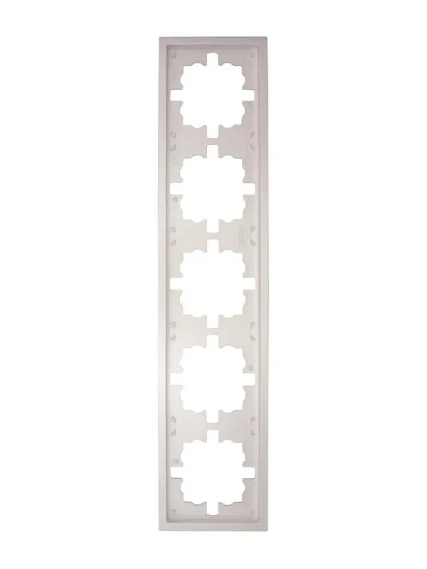 Рамка 5-м ZIMA универс. бел. искра матов. LEZARD 704-1400-150