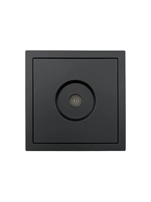 Розетка ТВ проходная СП ZIMA IP20 черн. бархат LEZARD 704-4288-129