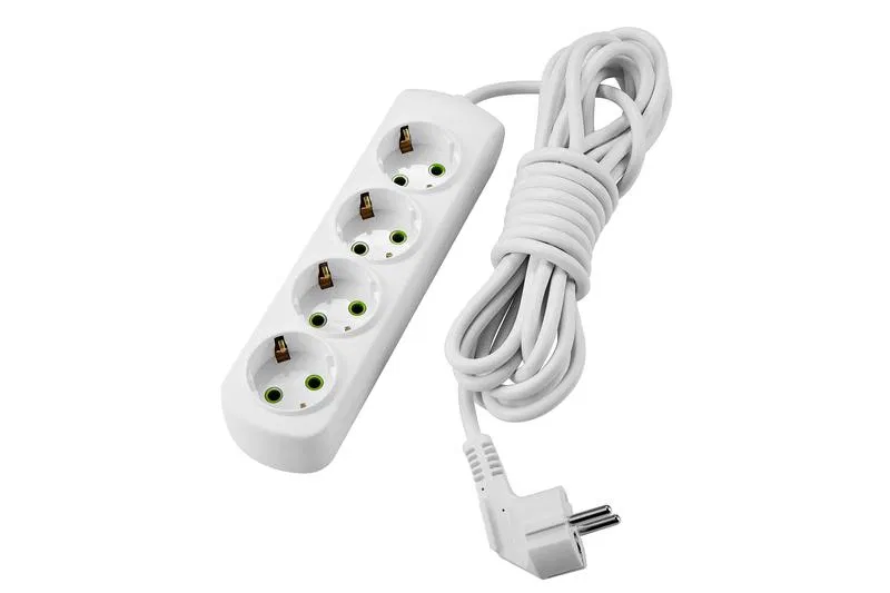 Extension cord 4x3m with ground. Letitia LEZARD 721-0403-401
