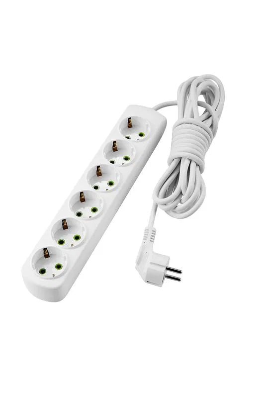 Extension cord 6x5m with ground. Letitia LEZARD 721-0605-601