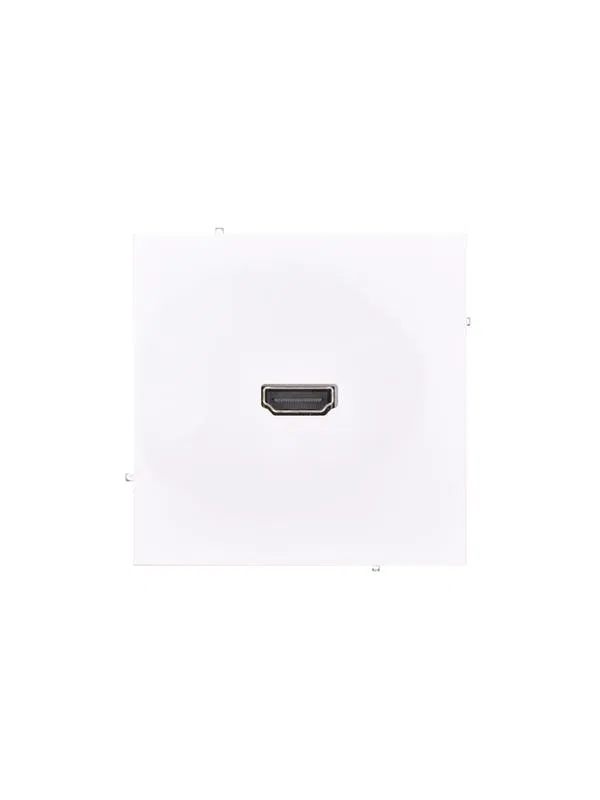 Розетка HDMI 1-местн. СП ESTET механизм IP20 бел. LEZARD 745-0288-203