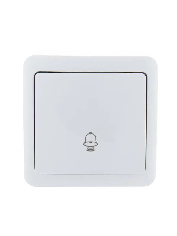 1-way 1-gang doorbell button OP Viola 10A IP20 white LEZARD 751-0200-103