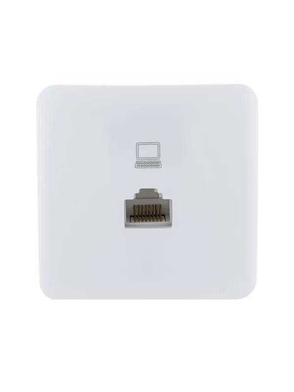 Розетка компьютерная 1-м ОП Viola RJ45 бел. LEZARD 751-0200-139