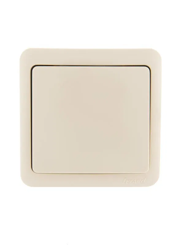 1-way 1-pole switch Viola 10A IP20 cream LEZARD 751-0300-100