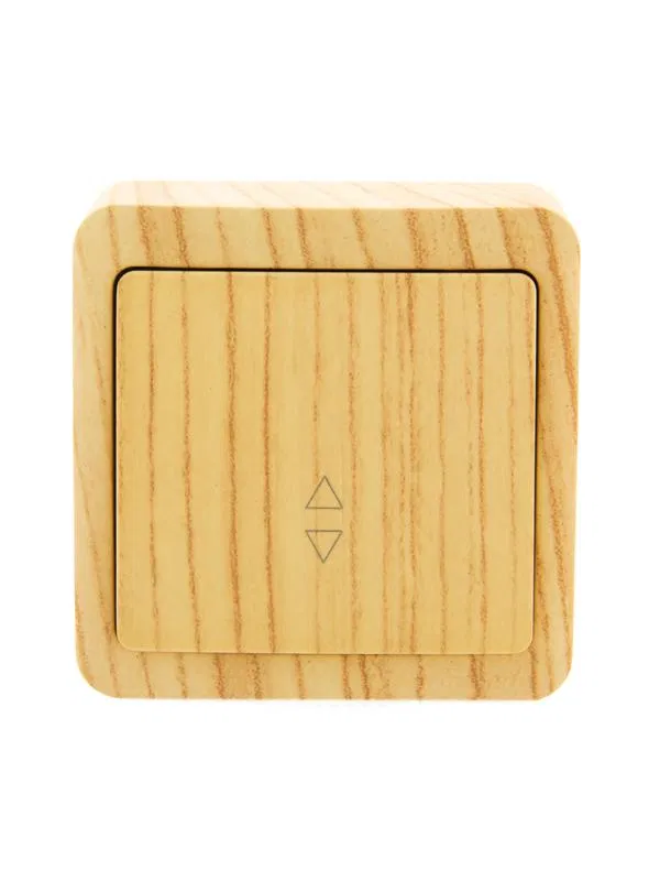1-way intermediate switch 1-gang OP Viola 10A IP20 bleached oak LEZARD 751-5200-105