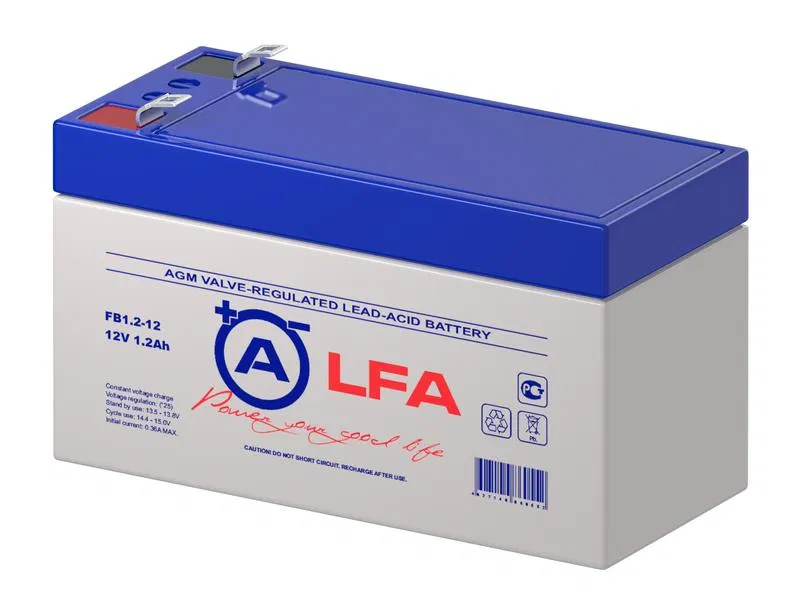 Аккумулятор 12В 1.2А.ч LFA FB1.2-12 LFA
