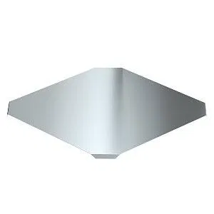 X-shaped cover sections for tray LKS 400mm OBO 7128758 LKS (OBO Bettermann group)