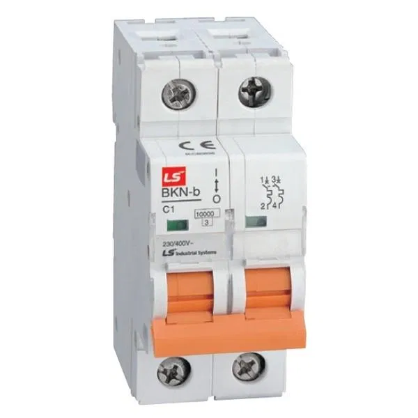 Выключатель автоматический модульный 2п (1P+N) C 6А 10кА BKN-b LS Electric 061206348B