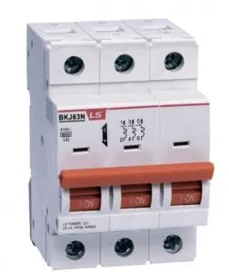 Выключатель автоматический модульный 3п BKJ63N D63 LS Electric 06131212R0