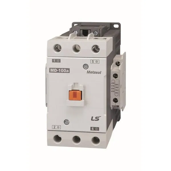 Контактор постоянного тока 2-полюсный MD-100a 24В DC Screw 2a2b LS Electric 1395001800