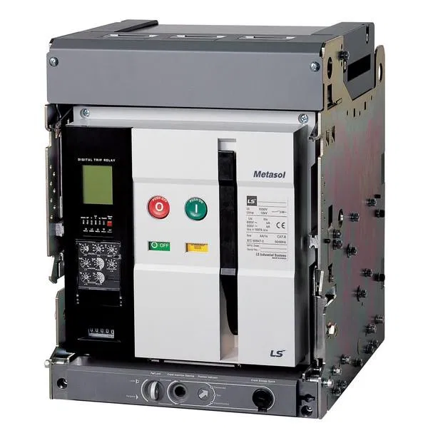 Air circuit breaker 3p 800A 65kA Metasol AN-08D3-08A M2D2D2BX AC6U0 AL (sale only in comp. with basket; basket is ordered separately) LS Electric 284603298B