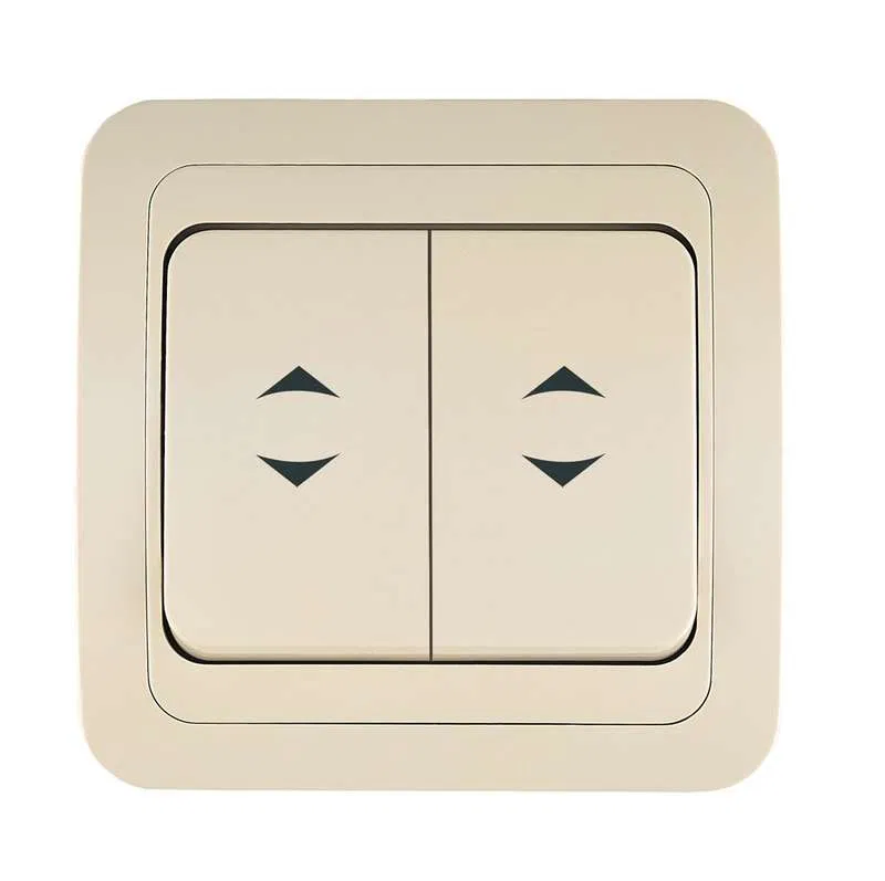 Переключатель проходной 2-кл. СП Mimoza 10А IP20 крем./крем. Makel 25026