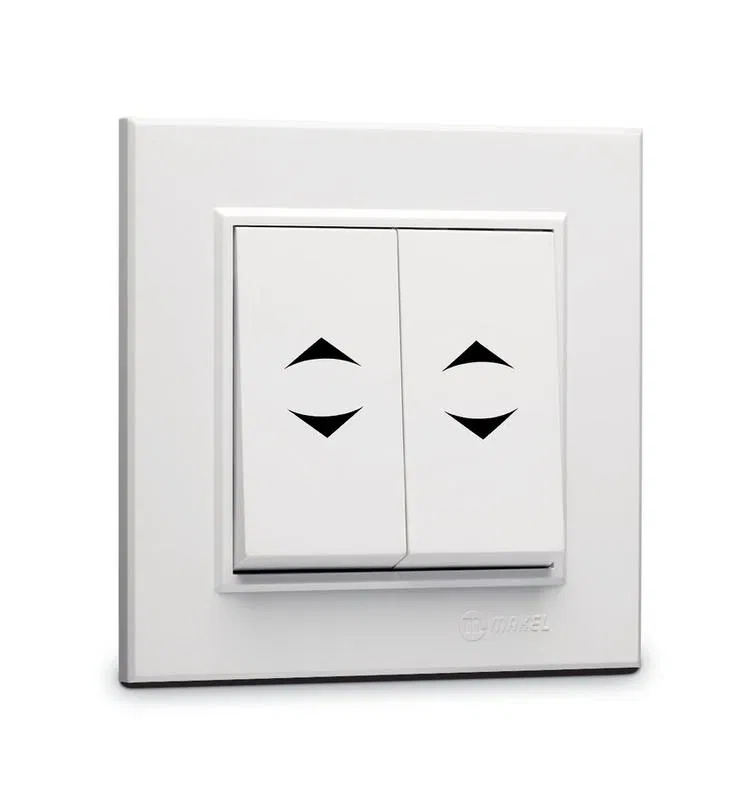 Переключатель 2-кл. СП Karea 10А IP20 бел. Makel 56001026