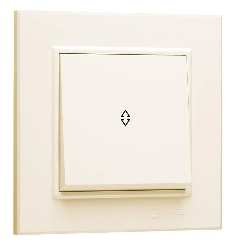 Переключатель 1-кл. СП Karea 10А IP20 крем. Makel 56010005