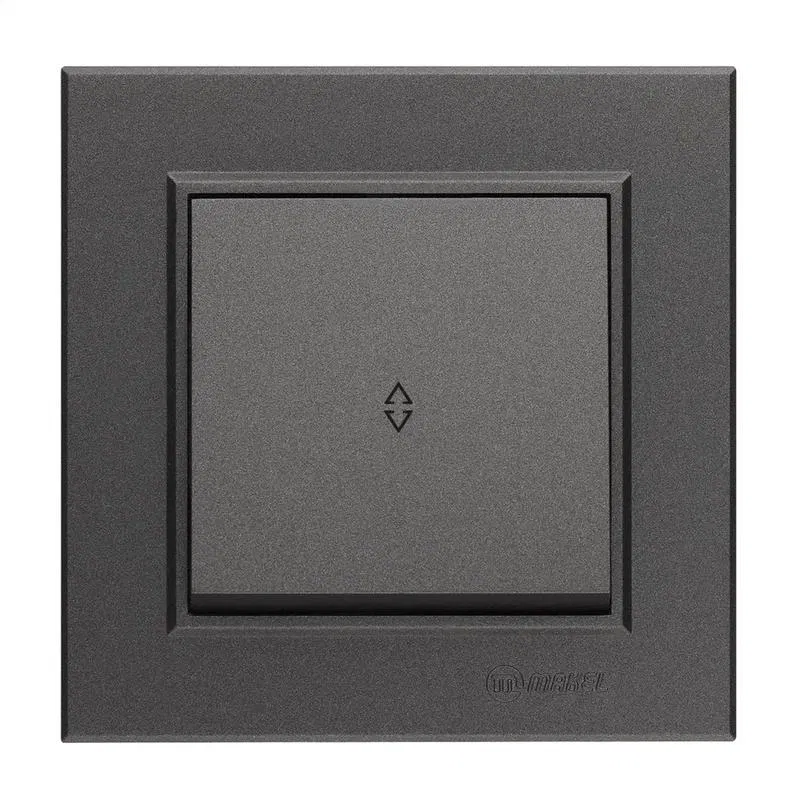 1-way intermediate switch SP Karea 10A IP20 smoke metallic Makel 56050005