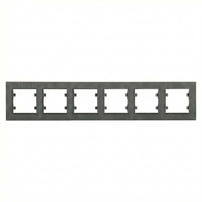 Рамка 6-м Karea LINE дым. Makel 86050706