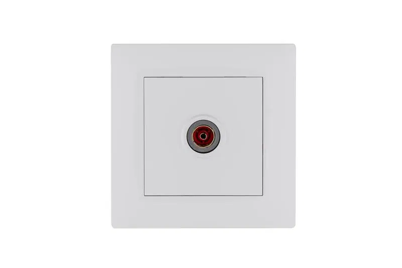 Розетка TV проходная Karea RIZZ бел. Makel 88001007
