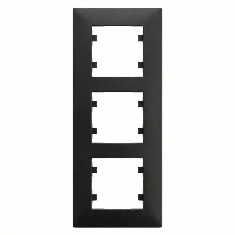 Рамка 3-м вертикальная Karea RIZZ черн. Makel 88054708