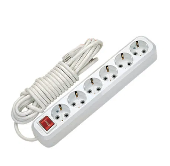 Удлинитель 6х2м с заземл. 16А IP20 с выкл. Makel MGP232