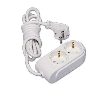 Удлинитель 2х15м с заземл. 16А IP20 защ. шторки Makel N2210093