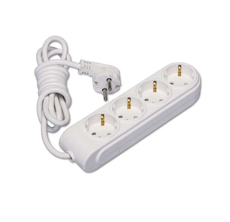 Удлинитель 4х10м с заземл. 16А IP20 защ. шторки Makel N4210083