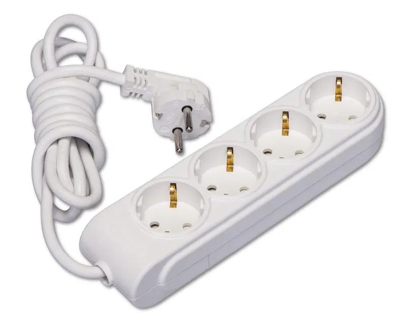 Удлинитель 4х15м с заземл. 16А IP20 защ. шторки Makel N4210093