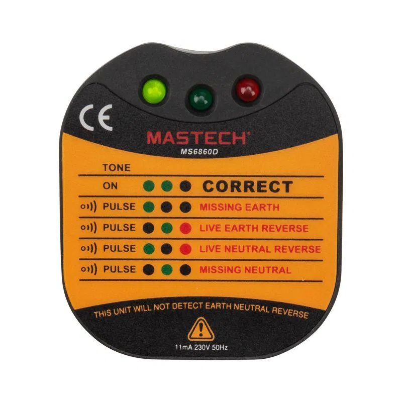 MS6860D Mastech 插座测试仪 13-1260
