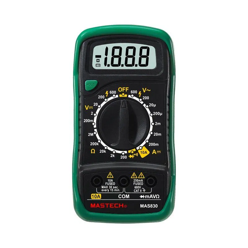 便携式万用表 MAS830 Mastech 13-2011