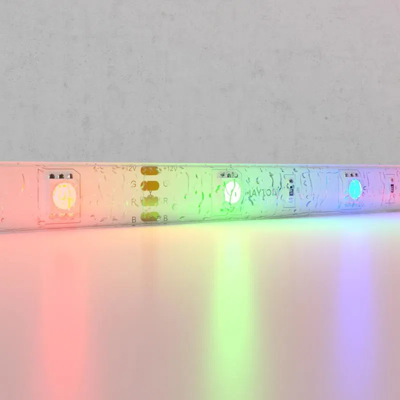 Лента светодиодная 12В 5050 7.2Вт/м RGB IP65 (уп.5м) Maytoni 10127