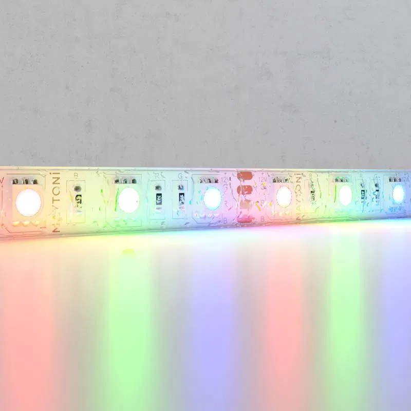 Лента светодиодная 12В 5050 14.4Вт/м RGB IP65 (уп.5м) Maytoni 10135