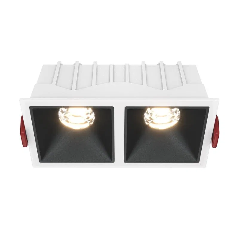 Светильник Alfa LED 2х10Вт 3000К 36град. Dim Triac встраив. Maytoni DL043-02-10W3K-D-SQ-WB